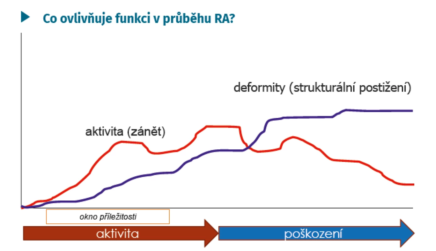 Ovlivnění funkce u revmatoidní artritidy