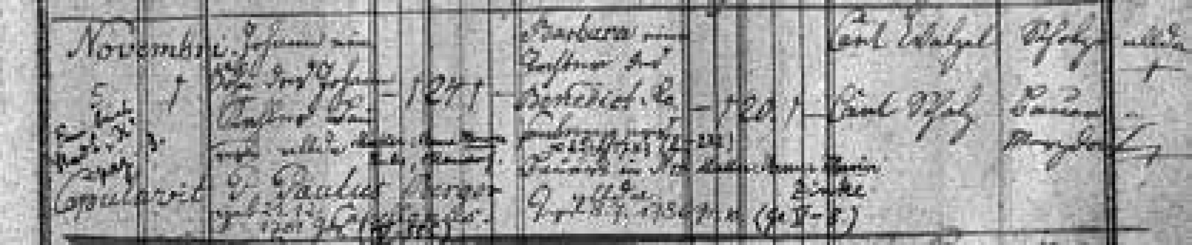 Zápis sňatku Josefových rodičů
J. G. T. B. Kahlera a A. Rosenbergerové (1805)