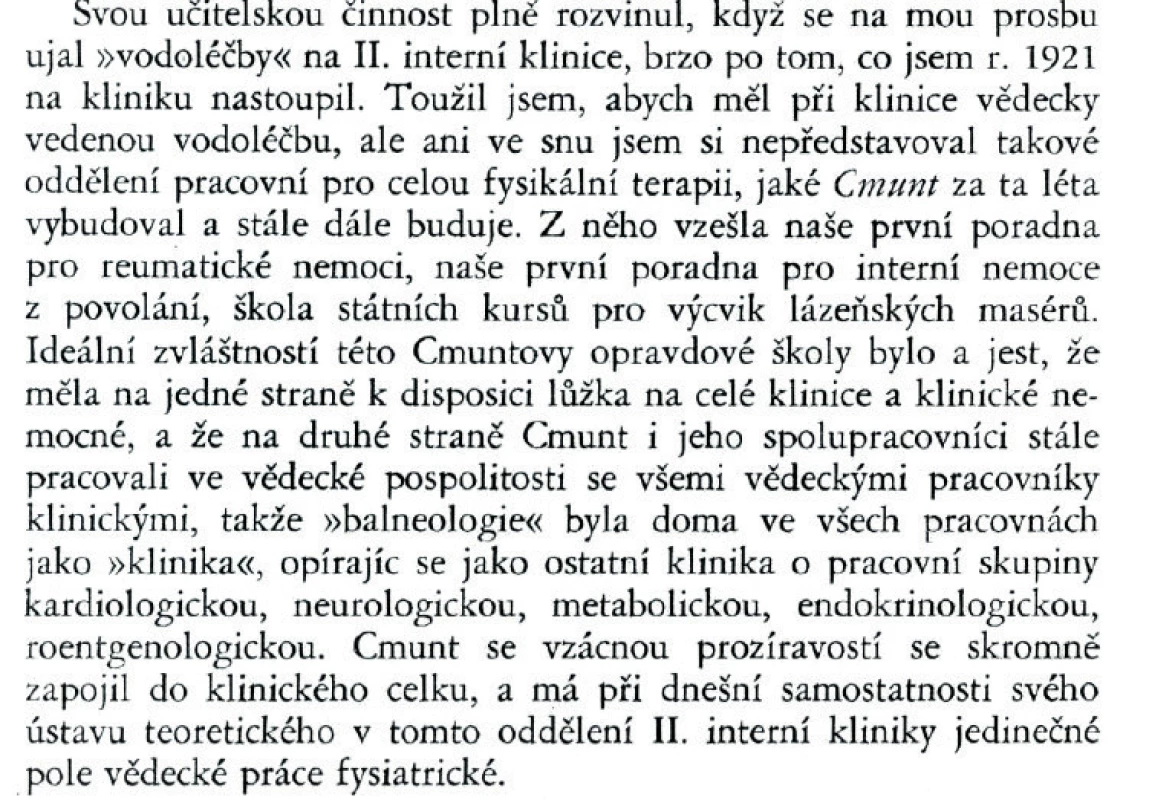 Profesor Pelnář – Věstník československé fyziatrické společnosti, 1938