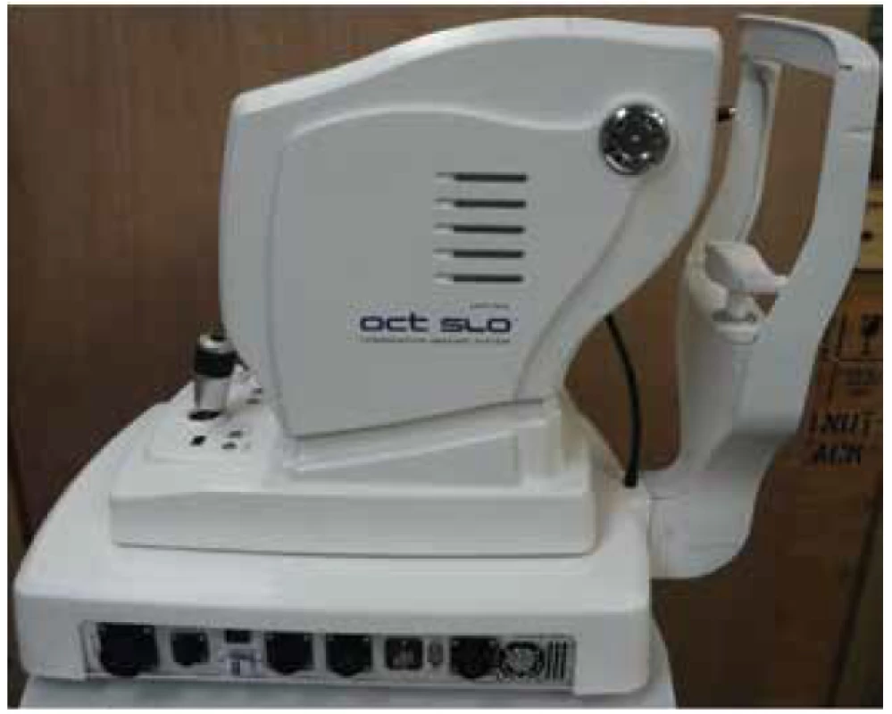 Přístroj Spectral Optical Coherence Tomography