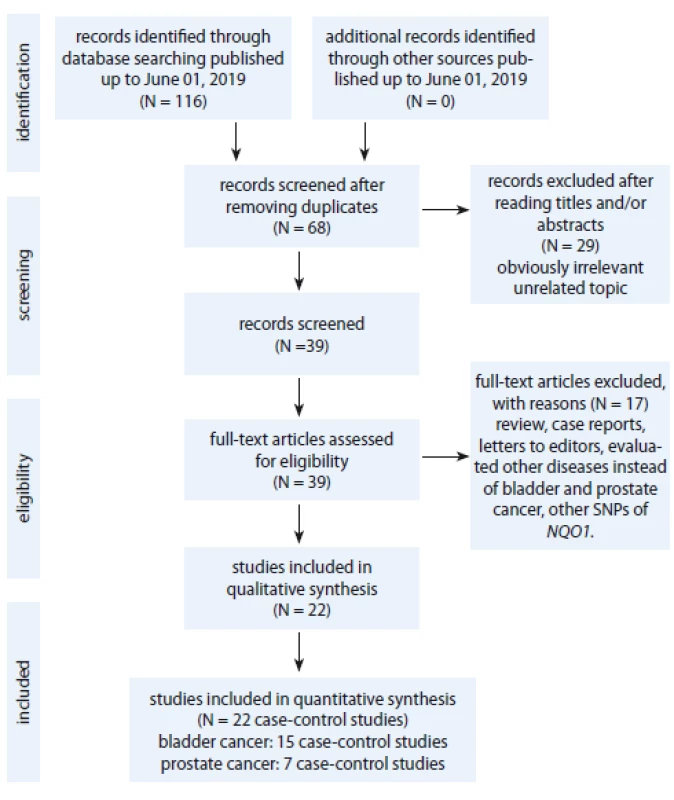 Flowchart of literature search and selection process [43].