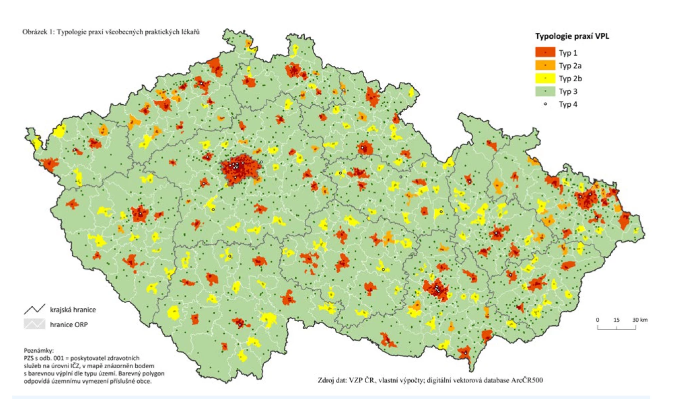 Typologie praxí všeobecných praktických lékařů