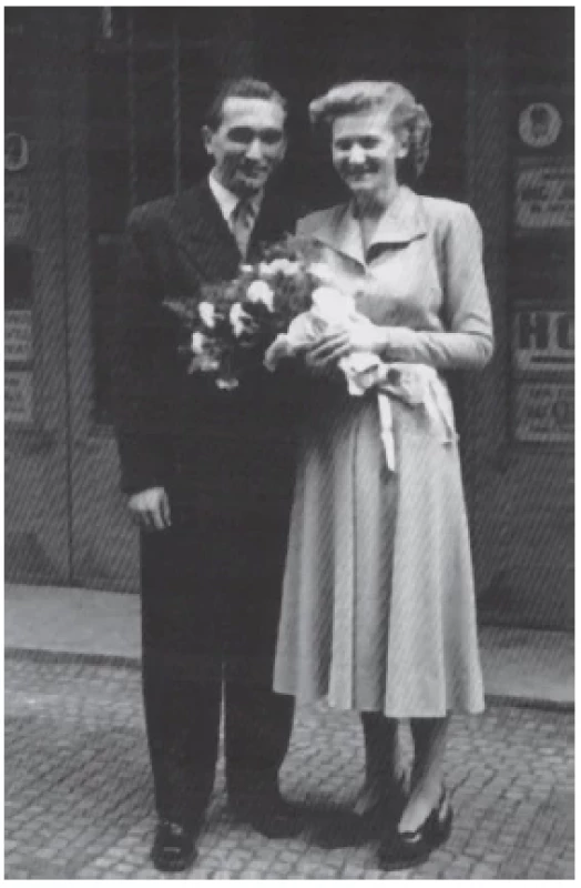 Novomanželé
Adamovi
– Vlasta
a Ervín
(Praha, 1951)