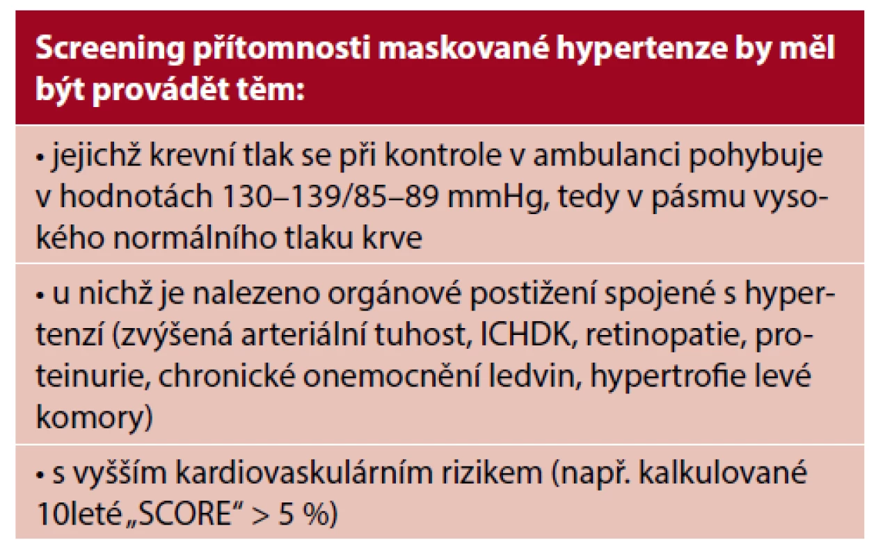 Doporučení Evropské kardiologické společnosti
z roku 2018 (2, 6)