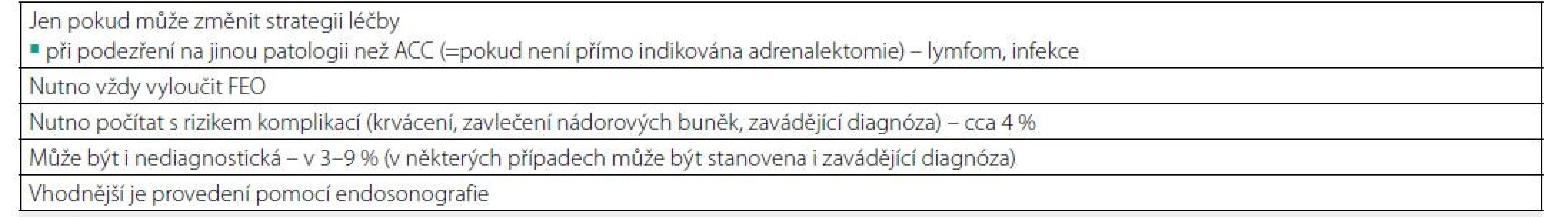 Kdy provést biopsii tumoru nadledviny?