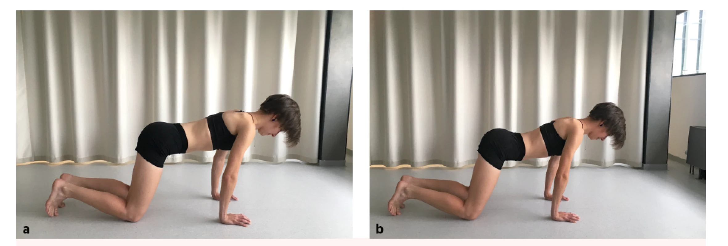 Rocking 4 point kneeling test