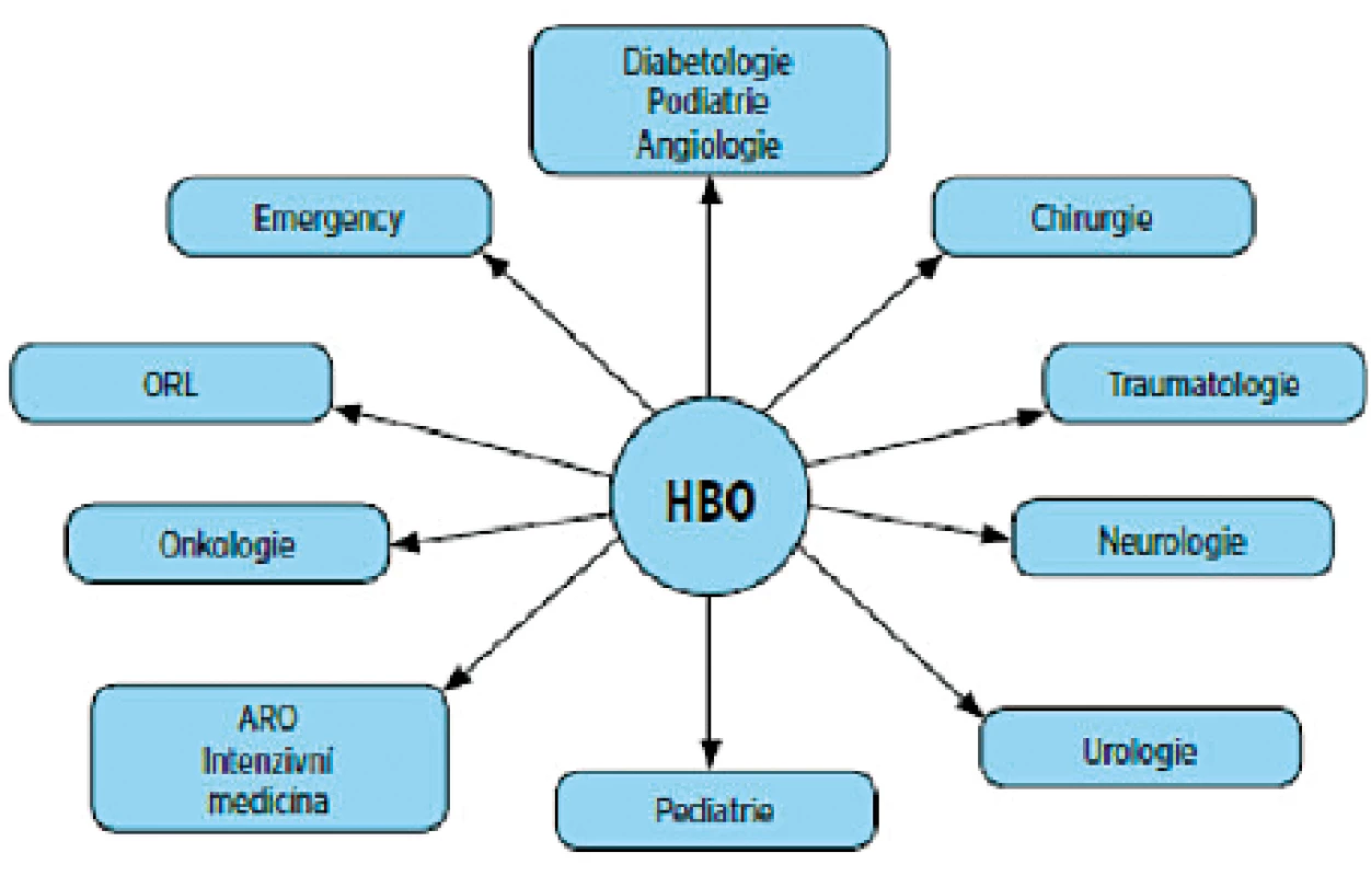 Multidisciplinární charakter hyperbarické medicíny