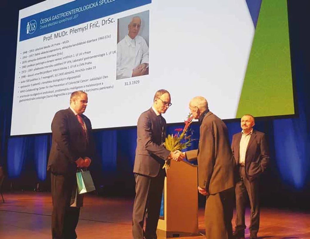 Připomenutí životního jubilea prof. MUDr. Přemysla Friče, DrSc.