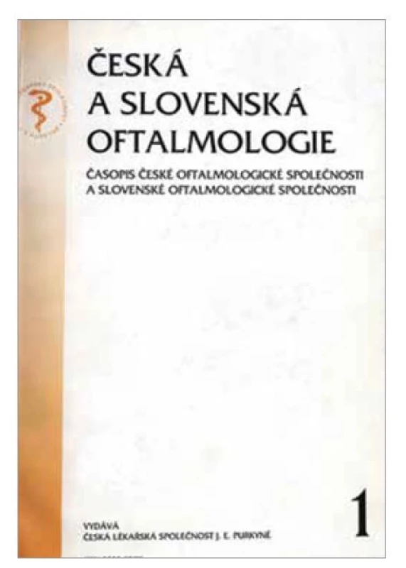 Česká a slovenská oftalmologie
1995;51(únor)