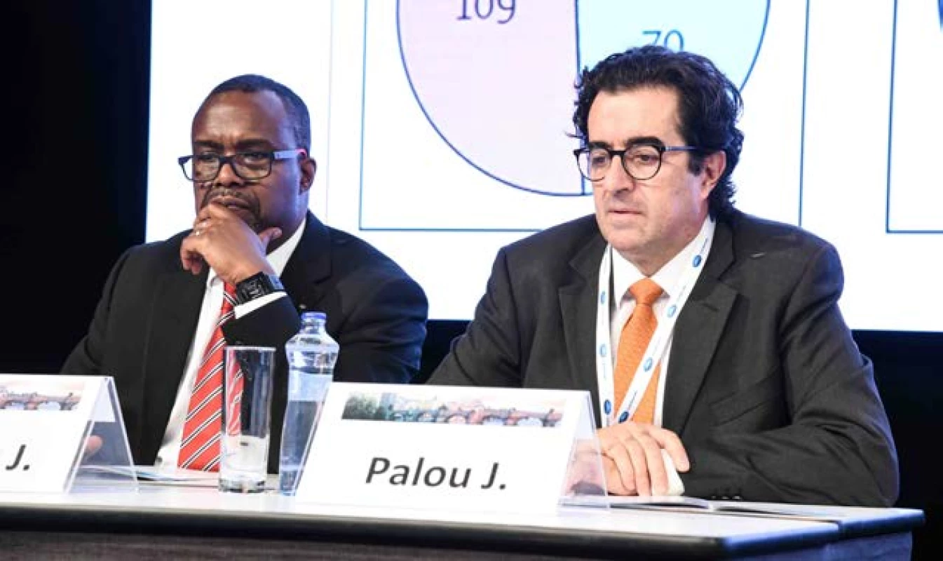 ESU kurzu předsedali
prof. J. N’Dow a prof. J. Palou<br>
Fig. 3. The ESU course was
chaired by Prof. J. N’Dow and
Prof. J. Palou