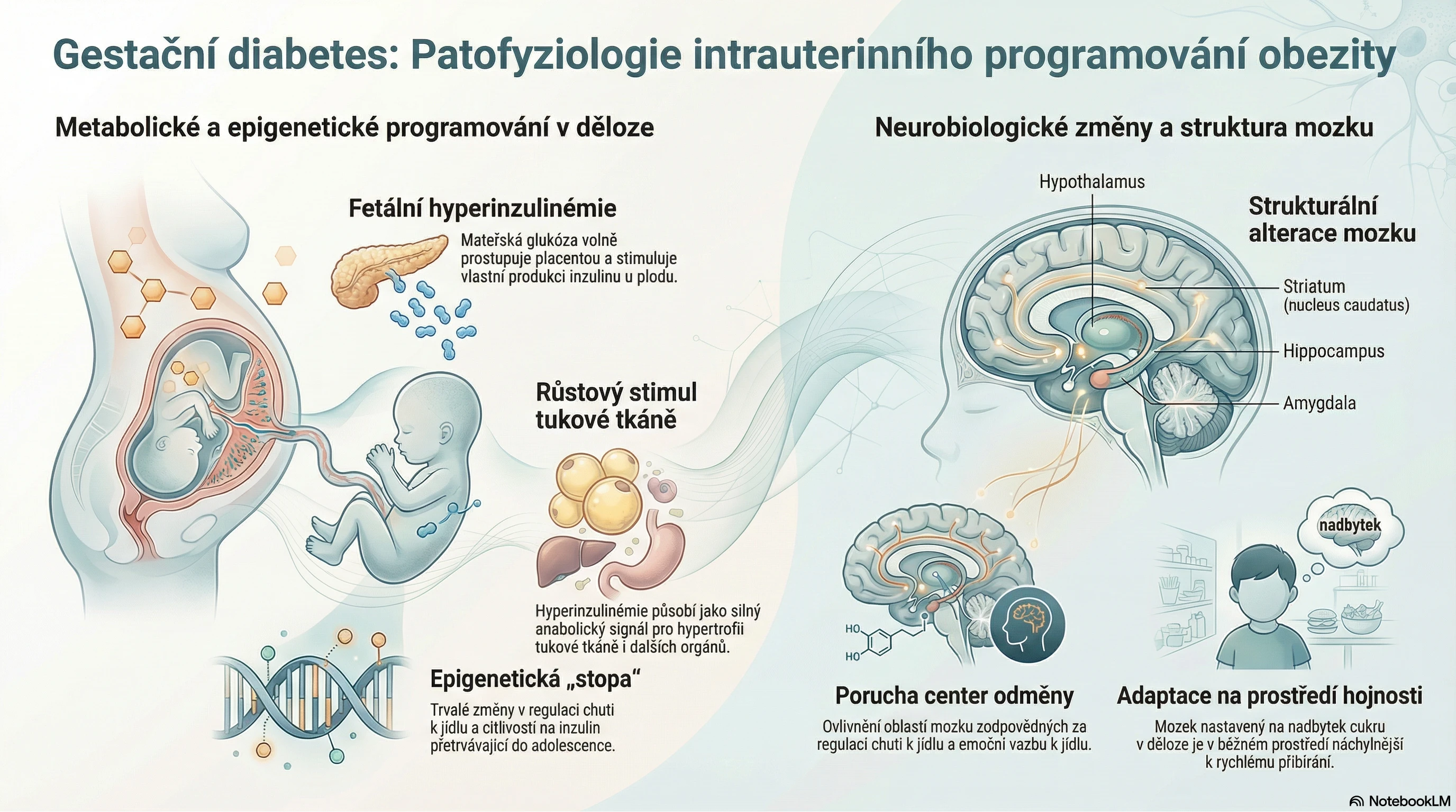Proč gestační diabetes zvyšuje riziko nadváhy potomka v mladším školním věku