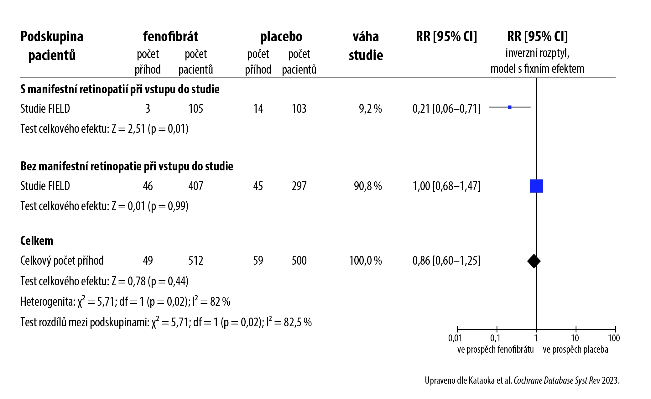 Fenofibrát a diabetická retinopatie obr1