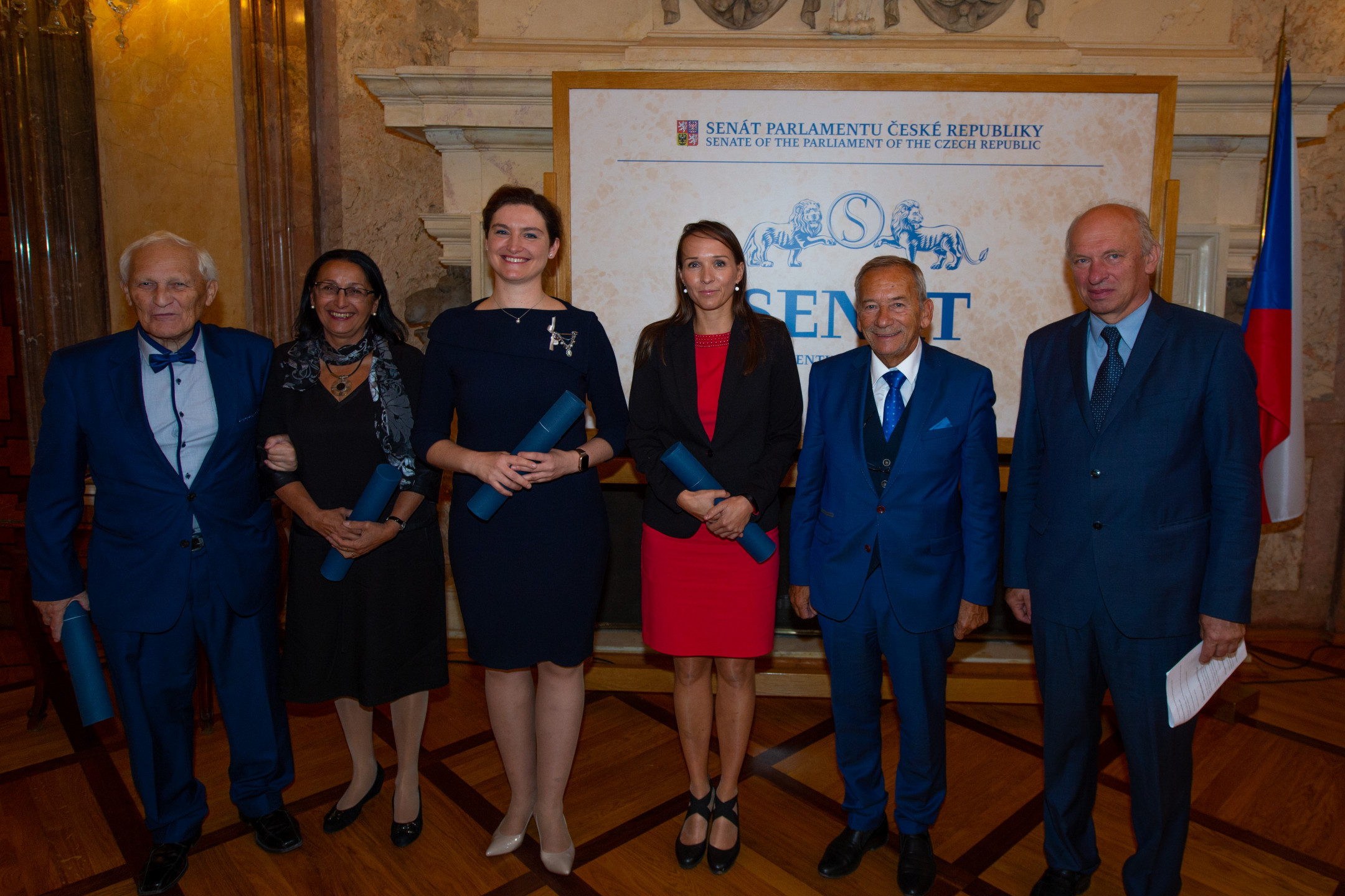 Laureáti cen ČLS JEP za nejlepší publikace roku 2018. Foto Michal Stavinoha