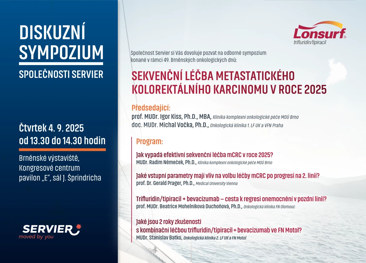 Pozvánka na sympozium v rámci BOD: Sekvenční léčba mCRC v roce 2025 v2